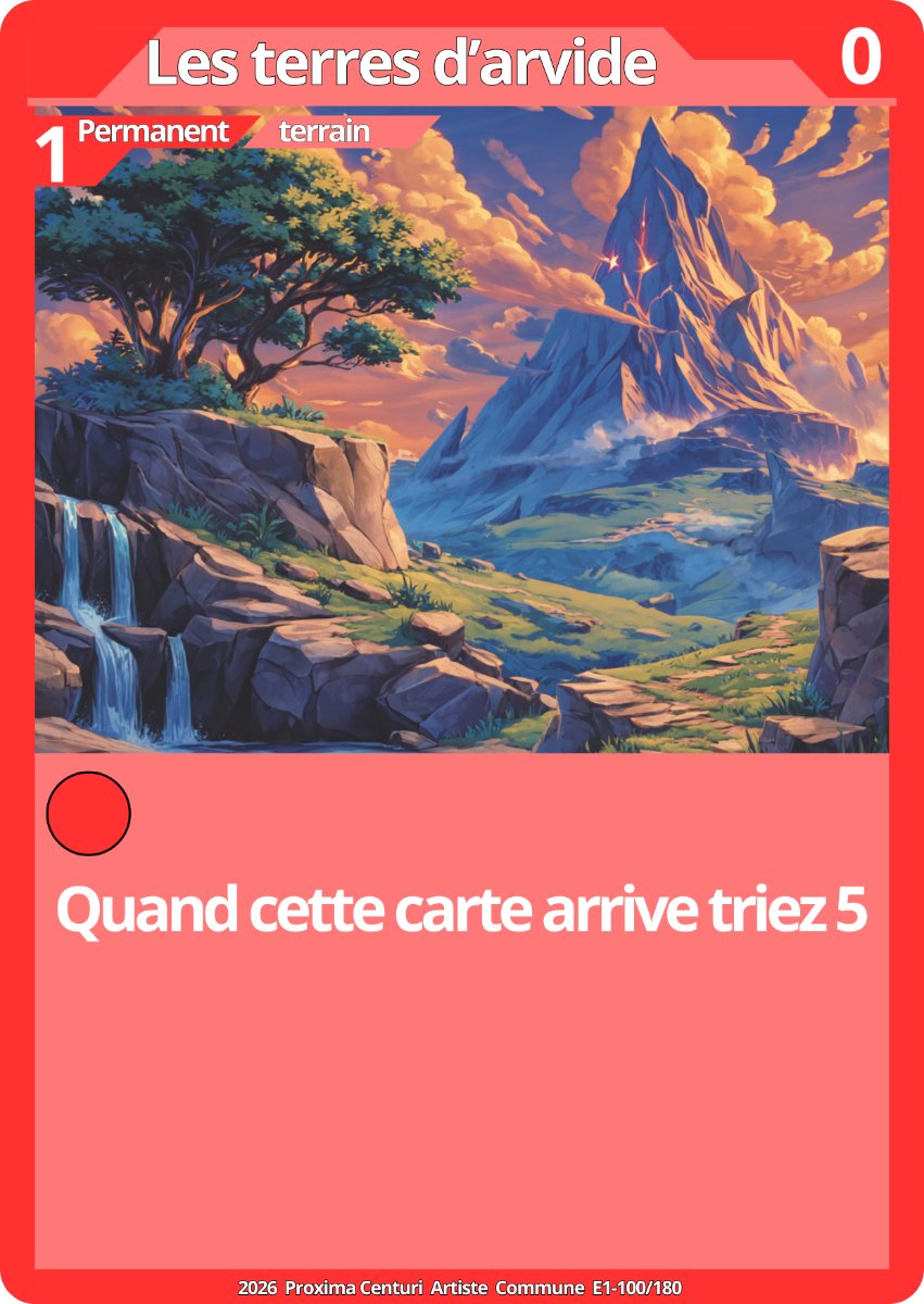 Les terres d'arvide